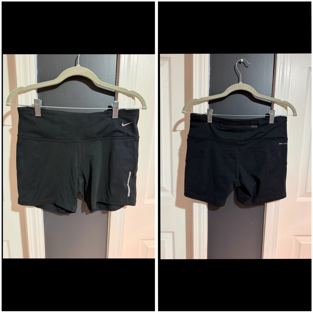 Nike black bike shorts